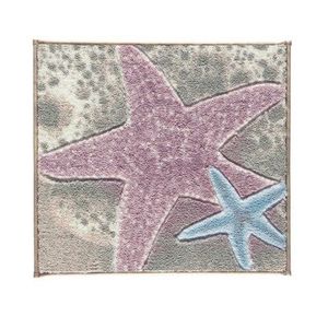 Covoras de baie, Confetti, Sea Star, 50x57 cm, Poliamida, Roz imagine
