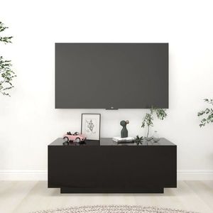 vidaXL Comodă TV, negru, 100x35x40 cm, PAL imagine