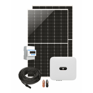 Pachet sistem fotovoltaic monofazat on-grid, 3.3 kW, 6x Panouri monocristaline Yingli 550 Wp, Invertor Huawei SUN 2000-3KTL-L, Contor electronic monofazat Huawei Smart Meter DTSU666-H, Cablu si Conectori imagine