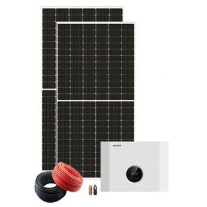 Pachet sistem fotovoltaic monofazat on-grid, 3.9 kW, 7x Panouri monocristaline Yingli 550 Wp, Invertor Kstar Blue-S-3680, Cablu si Conectori imagine