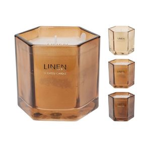 Lumanare parfumata Linen din sticla 9 cm - modele diverse imagine