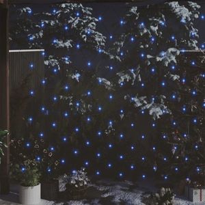 vidaXL Plasă lumini Crăciun, albastru 3x3 m, 306 LED interior/exterior imagine