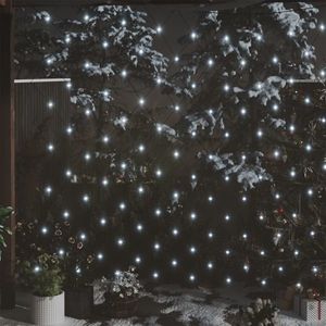 vidaXL Plasă lumini de Crăciun, alb rece, 3x3 m, 306 LED-uri, int/ext imagine