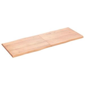 vidaXL Blat masă, 160x60x(2-4) cm, maro, lemn tratat contur organic imagine