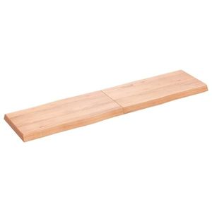 vidaXL Blat masă, 160x40x(2-6) cm, maro, lemn tratat contur organic imagine