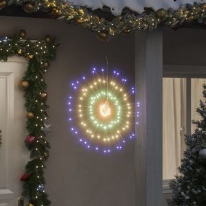vidaXL Lumină stelară de Crăciun 140 LED-uri, multicolor, 17 cm imagine