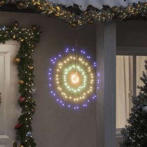 vidaXL Lumină stelară de Crăciun 140 LED-uri 4 buc., multicolor, 17 cm imagine