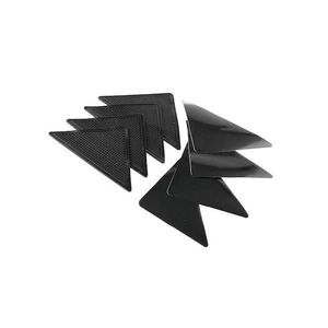 Set triunghiuri fixare covoare, 4 bucati, negru imagine