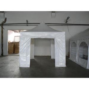 Pavilion Pliabil Professional Aluminiu 50 mm, fara ferestre, PVC 620 gr /m², alb, ignifug, 3x3 m - Corturi24 imagine