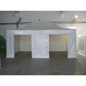 Pavilion pliabil Professional Aluminiu 50 mm, fara ferestre, PVC 620 gr /m², alb, ignifug, 4x6 m - Corturi24 imagine