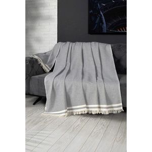 Cuvertura de pat, Alinda - Grey (170 x 230), DC Home, Bumbac imagine
