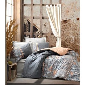 Lenjerie de pat pentru o persoana (EU) (IT), Adiel - Grey, Cotton Box, Bumbac Ranforce imagine