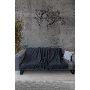 Cuvertura Double Pique, 200x230 cm, amestec bumbac, Sidney, Viaden, negru imagine