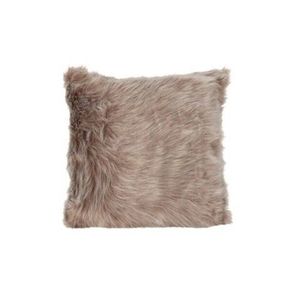 Perna decorativa Fur, 45x45 cm, poliester, maro imagine