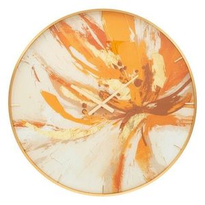 Ceas de perete, Toply, Mauro Ferretti, Ø80 cm, sticla/MDF/metal, multicolor imagine