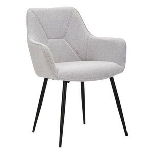 Set 2 scaune, Vicenza, Mauro Ferretti, 58 x 63 x 85.5 cm, placaj/metal/textil, gri/negru imagine