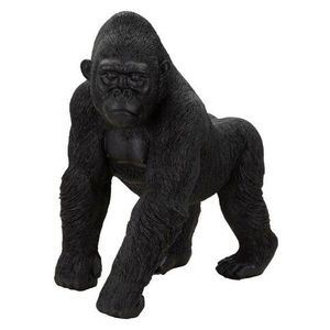 Statueta decorativa, Gorilla, Mauro Ferretti, 35 x 21.5 x 37.5 cm, polirasina, negru imagine