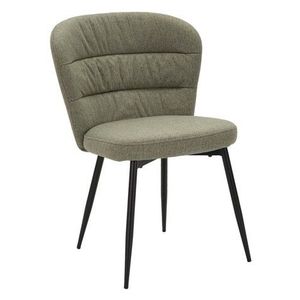 Set 2 scaune, Losanna, Mauro Ferretti, 58 x 60.5 x 85 cm, placaj/metal/textil, verde/negru imagine