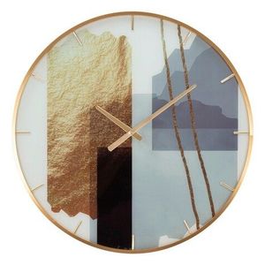 Ceas de perete, Motif, Mauro Ferretti, Ø60 cm, sticla/MDF/metal, multicolor imagine