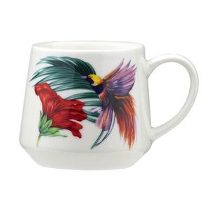 Cana cu model pasare Colibri, Tropical Birds, Ambition, 460 ml, portelan, multicolor imagine