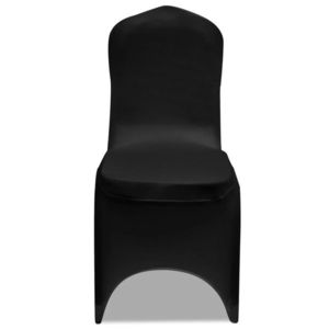 vidaXL Husă de scaun elastică, 50 buc., negru imagine