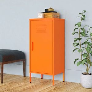 vidaXL Dulap de depozitare, portocaliu, 42, 5x35x101, 5 cm, oțel imagine