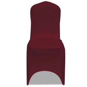 vidaXL Husă de scaun elastică, 50 buc., roșu bordo imagine