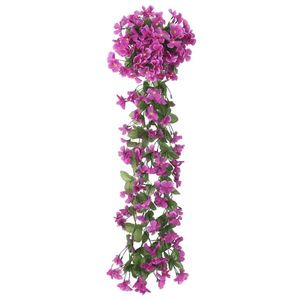 vidaXL Ghirlande de flori artificiale, 3 buc., violet deschis, 85 cm imagine