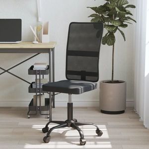 vidaXL Scaun de birou, negru, plasă textilă imagine