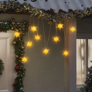 vidaXL Lumină de Crăciun 10 LED-uri galben 10 cm imagine