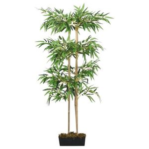 vidaXL Arbore din bambus artificial 988 de frunze 150 cm verde imagine