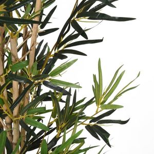 vidaXL Arbore din bambus artificial 1104 de frunze 180 cm verde imagine