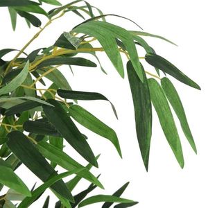 vidaXL Arbore din bambus artificial 988 de frunze 150 cm verde imagine