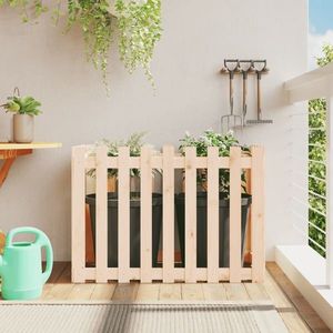 vidaXL Pat înălțat grădină design gard 100x50x70 cm lemn impregnat pin imagine