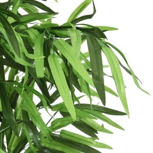vidaXL Arbore din bambus artificial 240 de frunze 80 cm verde imagine