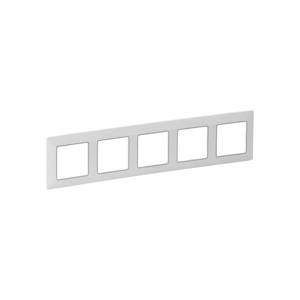 Legrand 754035 - Cadru pentru intrerupatoare VALENA LIFE 5P alb crom imagine