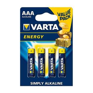 Varta 4103 - 4 buc Baterii alcaline ENERGY AAA 1, 5V imagine