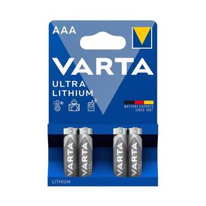 Varta 6106301404 - 4 buc Baterie litiu ULTRA AA 1, 5V imagine
