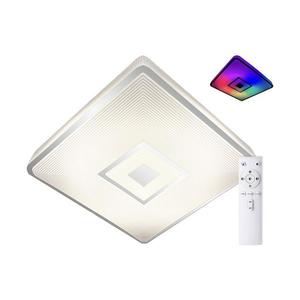 Plafonieră LED RGB dimabilă LED/24W/230V pătrată Top Light + telecomandă imagine