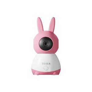 Cameră inteligentă 360 Baby FHD 1080p 5V Wi-Fi roz Tesla imagine