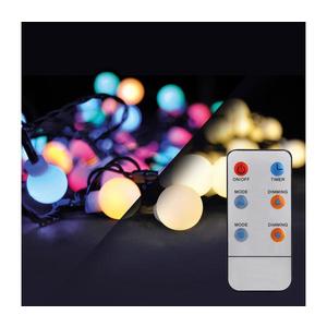 Instalație LED RGBW de Crăciun de exterior 100xLED/8 funcții 15m IP44 Brilagi + telecomandă imagine