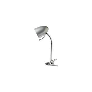 Lampă de masă cu clemă 1xE27/11W/230V argintie/crom imagine