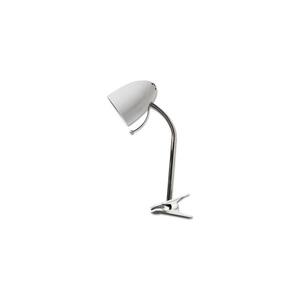 Lampă de masă cu clemă 1xE27/11W/230V albă/crom imagine