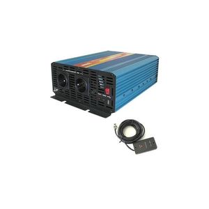 Convertor de tensiune 2000W/24V/230V + telecomandă cu fir imagine