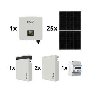 Set solar: SOLAX Power 10kWp RISEN Full Black + invertor SOLAX 3f 10kW + baterie 17, 4 kWh imagine