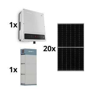 Set solar GOODWE – 8kWp JINKO + invertor hibrid 8kW GOODWE trifazic + baterie 10, 65 kWh PYLONTECH H2 imagine