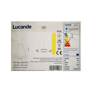 Lustră LED pe cablu dimabilă LYANI LED/20, 5W/230V Lucande imagine