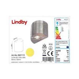 Aplică LED LAREEN 2xLED/3W/230V Lindby imagine