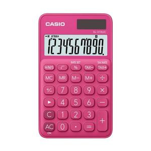 Calculator de buzunar 1xLR54 roz Casio imagine