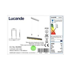 Lustră LED pe cablu dimabilă LIO 5xLED/5W/230V Lucande imagine